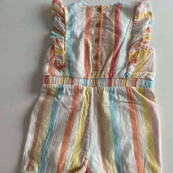 2T Pretty Striped Romper - Picture 3 of 6